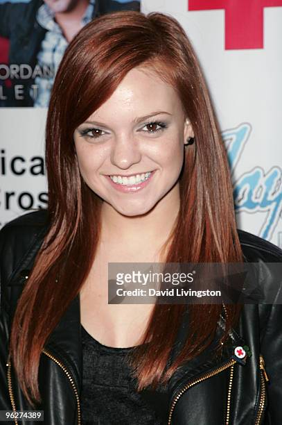 Actress Michelle DeFraites attends Stephanie Pratt & Jordan Johnson's Pre-GRAMMY Party at h.wood on January 29, 2010 in Hollywood, California.