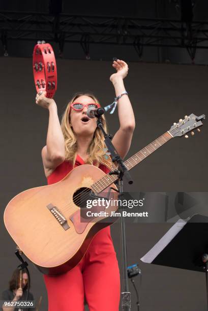 Margo Price performs live on stage during Sasquatch! Festival at Gorge Amphitheatre on May 25, 2018 in George, Washington.