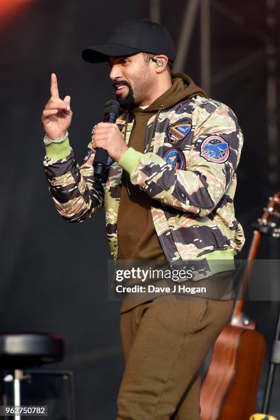 Craig David performs during day 1 of BBC Radio 1's Biggest Weekend 2018 held at Singleton Park on May 26, 2018 in Swansea, Wales.