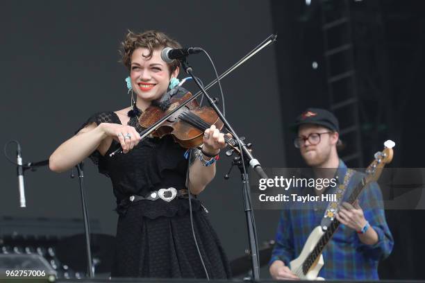 Lillie Mae performs during Day 2 of 2018 Boston Calling Music Festival at Harvard Athletic Complex on May 26, 2018 in Boston, Massachusetts.