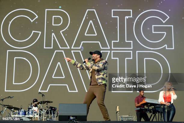 Craig David performs during day 1 of BBC Radio 1's Biggest Weekend 2018 held at Singleton Park on May 26, 2018 in Swansea, Wales.