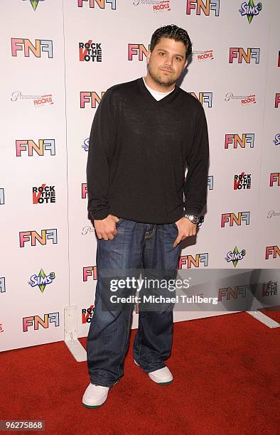 Actor Jerry Ferrara arrives at the 13th Annual "Friends And Family" GRAMMY Event, held at Paramount Studios on January 29, 2010 in Los Angeles,...