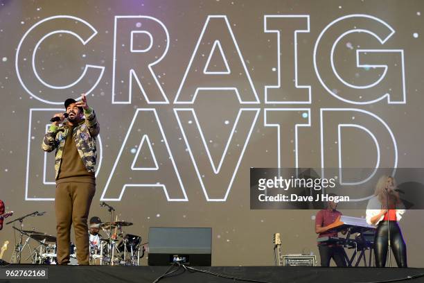 Craig David performs during day 1 of BBC Radio 1's Biggest Weekend 2018 held at Singleton Park on May 26, 2018 in Swansea, Wales.