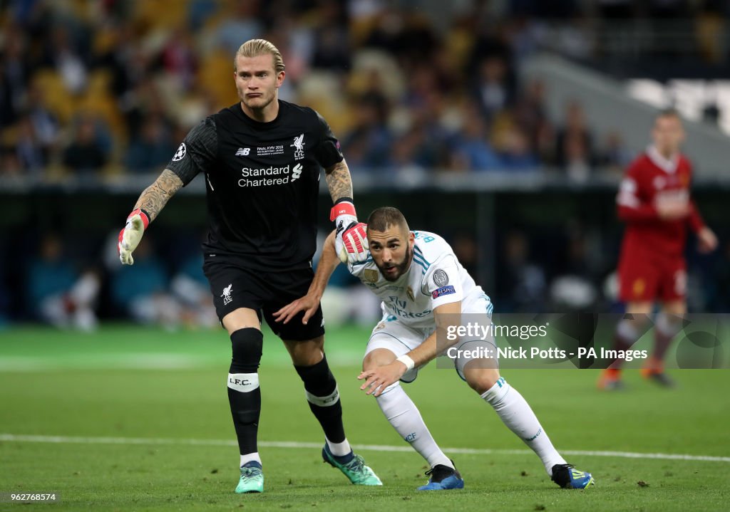 Real Madrid v Liverpool - UEFA Champions League - Final - NSK Olimpiyskiy Stadium