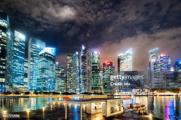 singapore marina bay - marina square fotografías e imágenes de stock