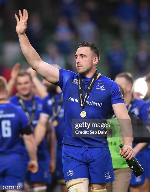 Dublin , Ireland - 26 May 2018; Jack Conan of Leinster following the Guinness PRO14 Final between Leinster and Scarlets at the Aviva Stadium in...