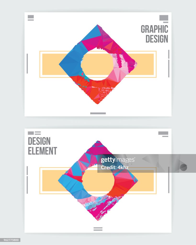 Square Frame Layout Abstract Square Frame Graphic Design Layout Template High-Res Vector ...