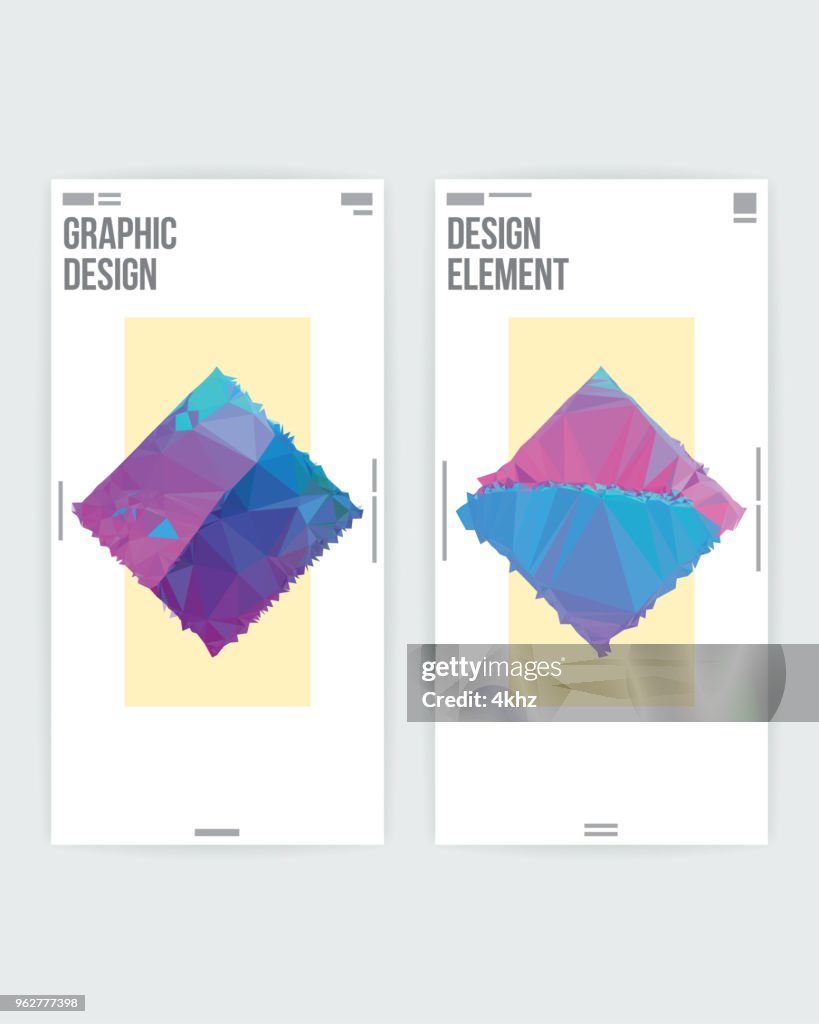 Abstract Design Square Type Abstract Square Shape Graphic Design Layout Template High-Res Vector ...