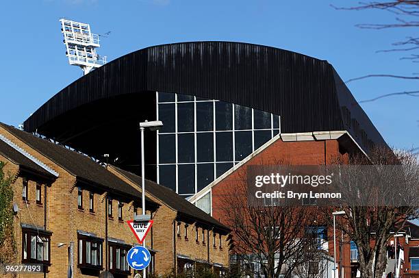 General view of Slehurst Park prior to the Coca-Cola Football League Championship match between Crystal Palace and Peterborough United at Selhurst...