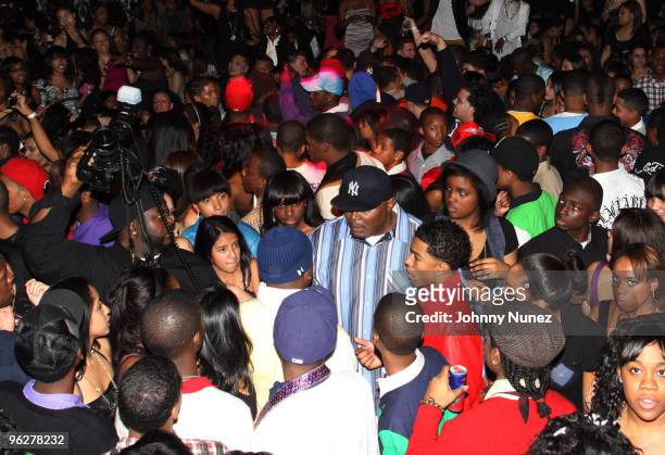 Atmosphere at Justin Dior Comb's 16th birthday party at M2 Ultra Lounge on January 23, 2010 in New York City.