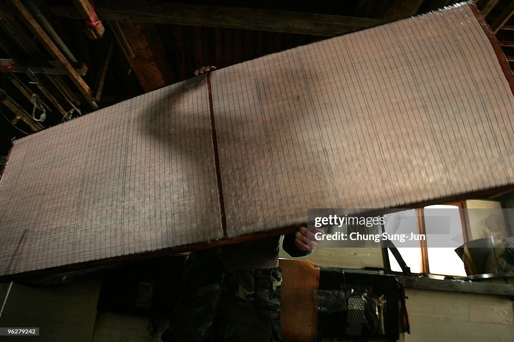 Traditional Korean Papermaking Developed In Jeonju