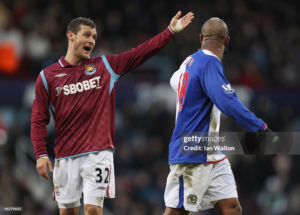 West Ham United v Blackburn Rovers - Premier League