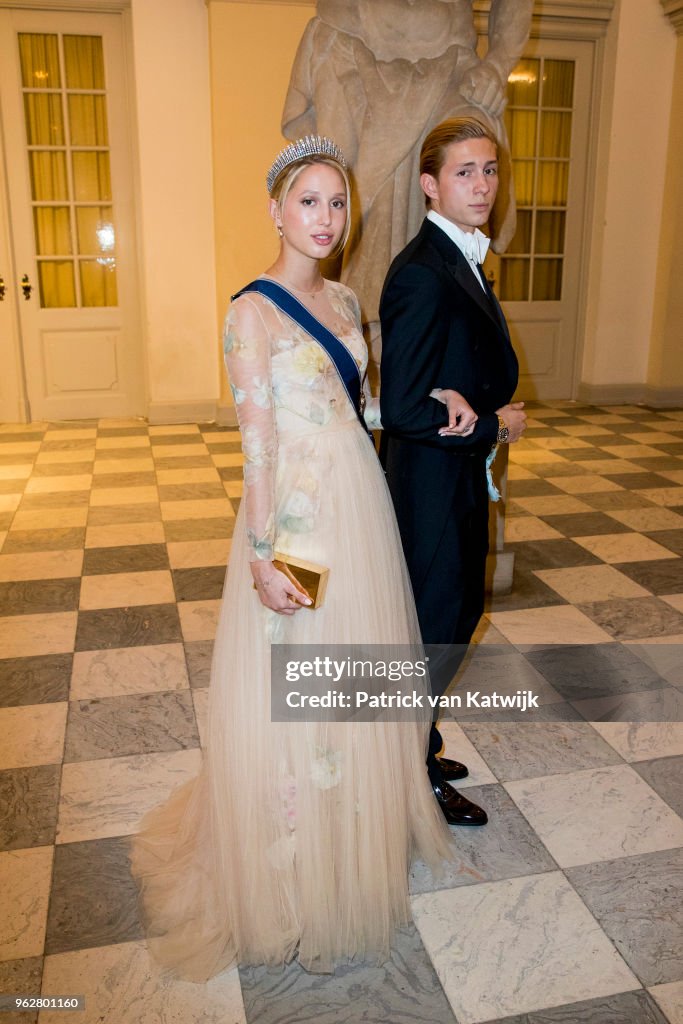 Crown Prince Frederik of Denmark Holds Gala Banquet At Christiansborg Palace