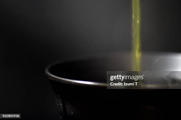 green tea - japanese tea cup stock pictures, royalty-free photos & images