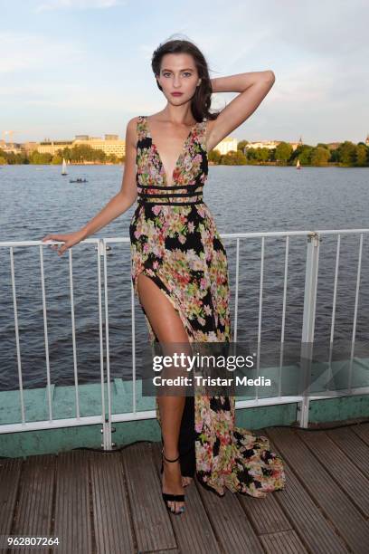 Model and influencer Fata Hasanovic attends the Cherry Blossom Night on May 25, 2018 in Hamburg, Germany.