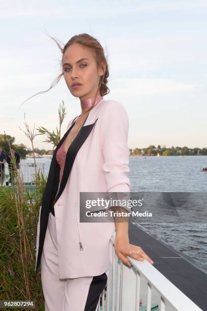 Elena Carrière attends the Cherry Blossom Night on May 25, 2018 in Hamburg, Germany.