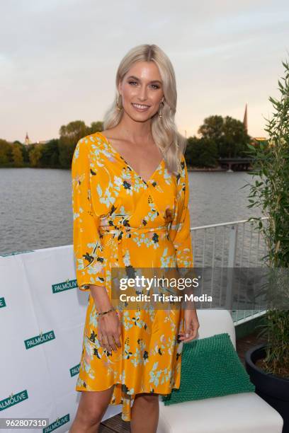 Lena Gercke attends the Cherry Blossom Night on May 25, 2018 in Hamburg, Germany.