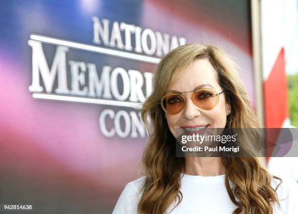 Academy Award, Golden Globe and Emmy Award-winning actress Allison Janney attends the 2018 National Memorial Day Concert - Rehearsals at U.S....