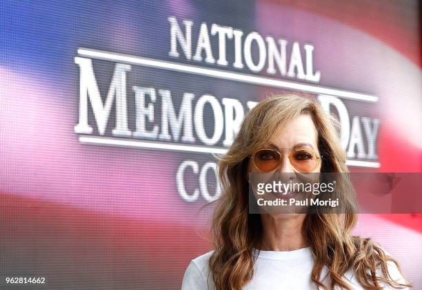 Academy Award, Golden Globe and Emmy Award-winning actress Allison Janney attends the 2018 National Memorial Day Concert - Rehearsals at U.S....