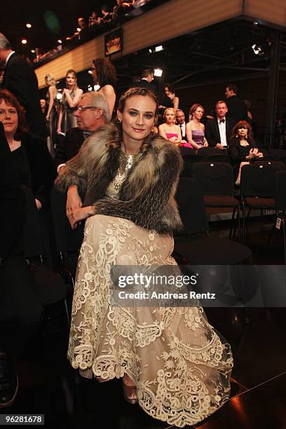 Actress Diane Kruger attends the Goldene Kamera 2010 Award at the Axel Springer Verlag on January 30, 2010 in Berlin, Germany.