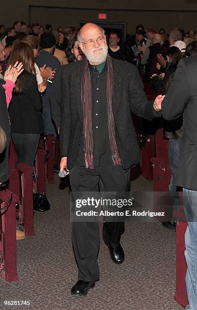 Moderator Jeremy Kagan attends the 62nd Annual Directors Guild Of America Awards President's Breakfast at the DGA on January 30, 2010 in Los Angeles,...