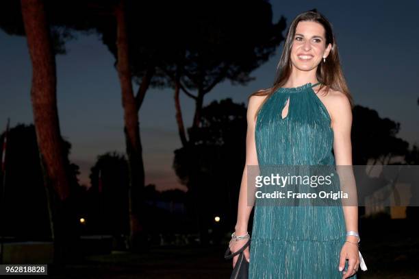 Valentina Marchei attends the Vanity Fair party during the 86th Concorso Ippico Internazionale Piazza Di Siena at Villa Borghese on May 26, 2018 in...
