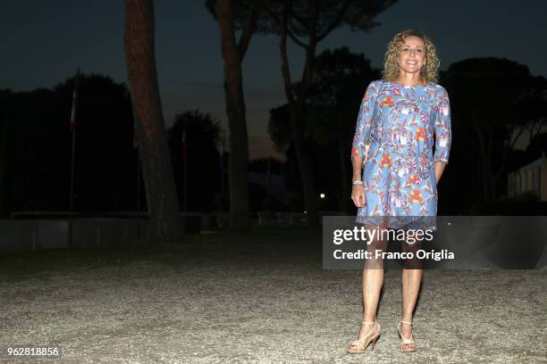 Alessandra Sensini attends the Vanity Fair party during the 86th Concorso Ippico Internazionale Piazza Di Siena at Villa Borghese on May 26, 2018 in...