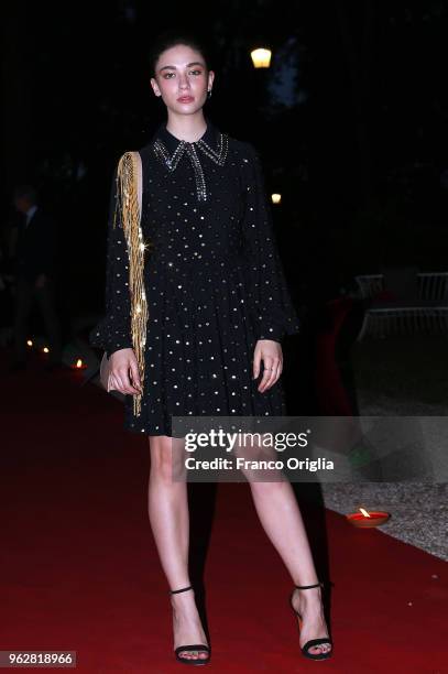 Matilde De Angelis attends the Vanity Fair party during the 86th Concorso Ippico Internazionale Piazza Di Siena at Villa Borghese on May 26, 2018 in...