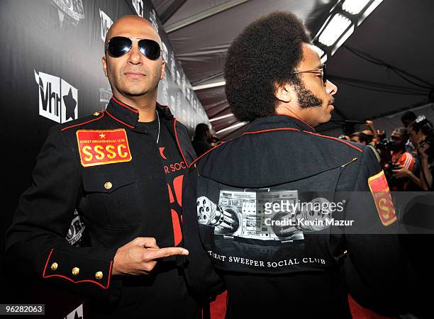 Tom Morello and Boots Riley of Street Sweeper Social Club attend the 2009 VH1 Hip Hop Honors at the Brooklyn Academy of Music on September 23, 2009...