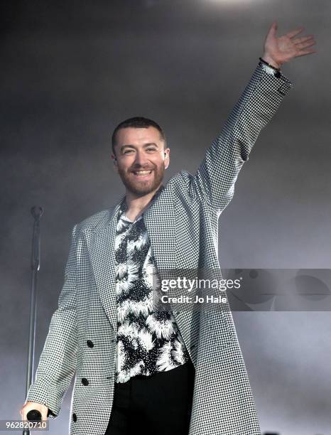 Sam Smith performs at BBC Music Biggest Weekend held at Singleton Park on May 26, 2018 in Swansea, Wales.