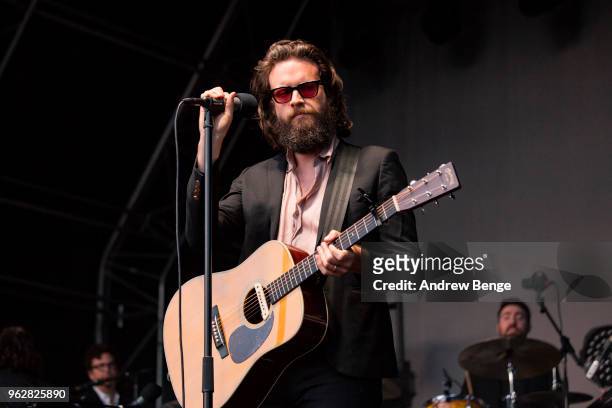 Father John Misty performs at the Piece Hall on May 26, 2018 in Halifax, England.