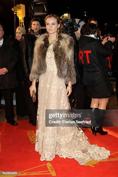 Actress Diane Kruger attends the Goldene Kamera 2010 Award at the Axel Springer Verlag on January 30, 2010 in Berlin, Germany.