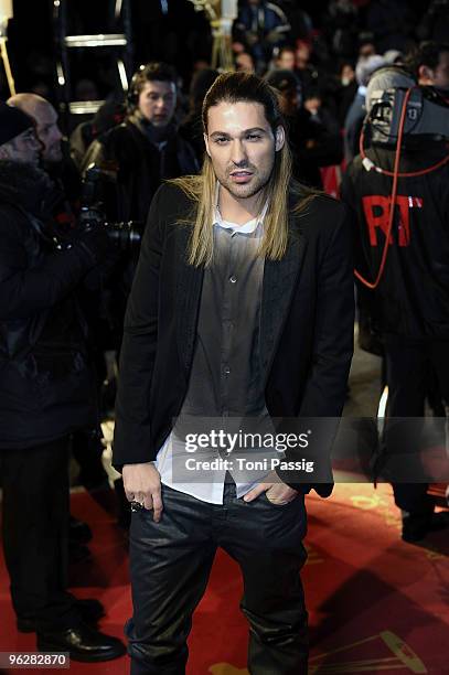 David Garrett attends the Goldene Kamera 2010 Award at the Axel Springer Verlag on January 30, 2010 in Berlin, Germany.