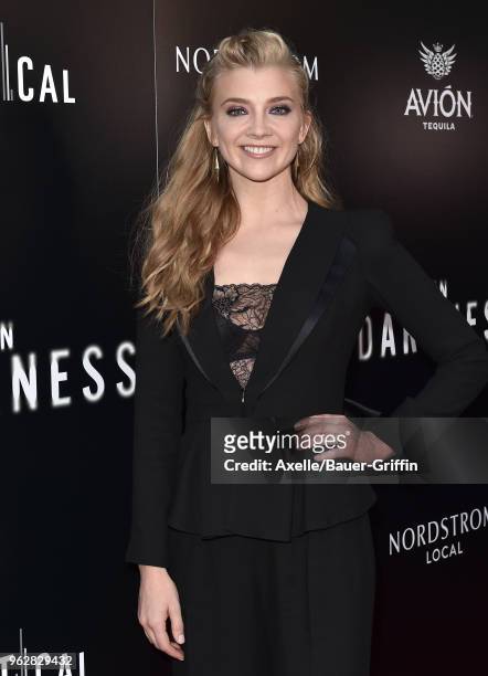 Actress Natalie Dormer attends the premiere of Vertical Entertainment's 'In Darkness' at ArcLight Hollywood on May 23, 2018 in Hollywood, California.