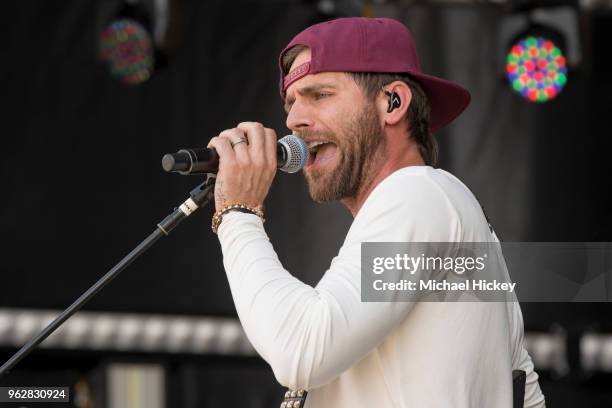 Canaan Smith performs during the Legends Day concert at Indianapolis Motor Speedway on May 26, 2018 in Indianapolis, Indiana.