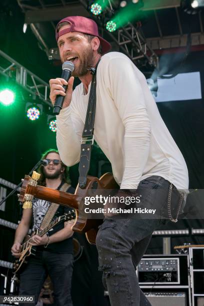 Canaan Smith performs during the Legends Day concert at Indianapolis Motor Speedway on May 26, 2018 in Indianapolis, Indiana.