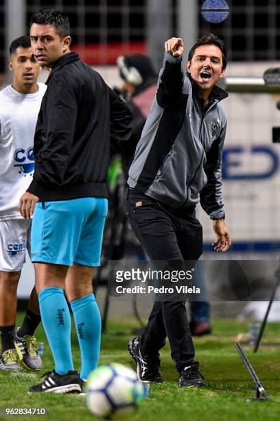 Thiago Larghi coach of Atletico MG a match between Atletico MG and Flamengo as part of Brasileirao Series A 2018 at Independencia stadium on May 26,...