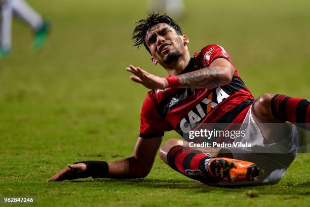 Duarte of Flamengo a match between Atletico MG and Flamengo as part of Brasileirao Series A 2018 at Independencia stadium on May 26, 2018 in Belo...