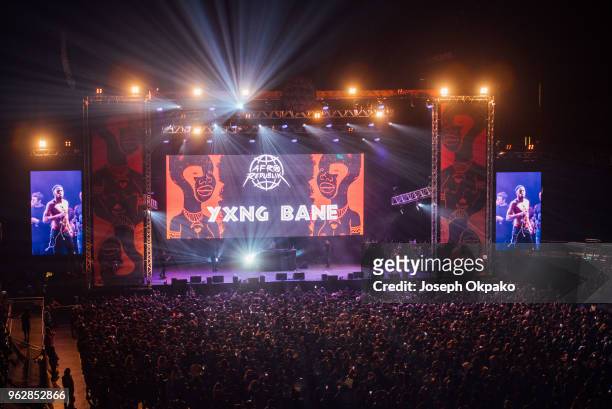 General view of the Main stage during AFROREPUBLIK festival at The O2 Arena on May 26, 2018 in London, England.