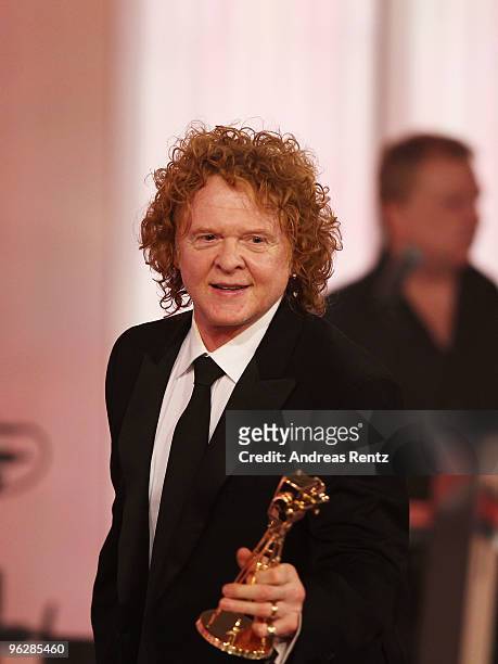 Mick Hucknall attends the Goldene Kamera 2010 Award at the Axel Springer Verlag on January 30, 2010 in Berlin, Germany.