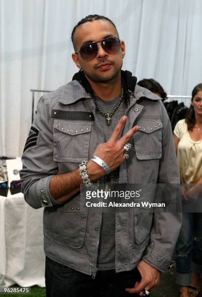 Musician Sean Paul attends GRAMMY Style Studio Day 4 at Smashbox West Hollywood on January 30, 2010 in West Hollywood, California.