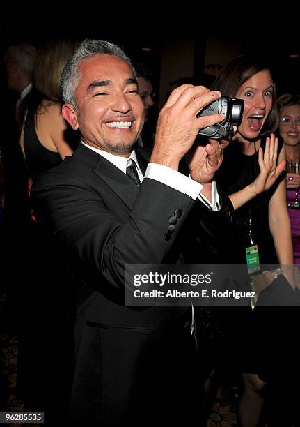 Personality Cesar Millan attends the 62nd Annual Directors Guild Of America Awards cocktail reception held at the Hyatt Regency Century Plaza on...