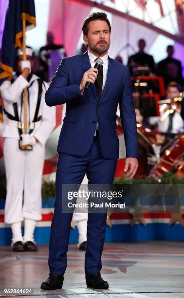 Country music singer and television star Charles Esten performs during the 2018 National Memorial Day Concert - Rehearsals at U.S. Capitol, West Lawn...