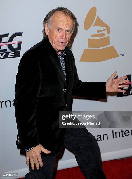 Musician Al Jardine of The Beach Boys arrives at the 52nd Annual GRAMMY Awards - Salute To Icons Honoring Doug Morris held at The Beverly Hilton...