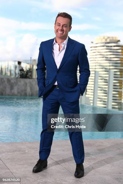 Gold Logie nominees Grant Denyer poses at the TV WEEK Logie Awards Nominations Party at The Star on May 27, 2018 in Gold Coast, Australia.