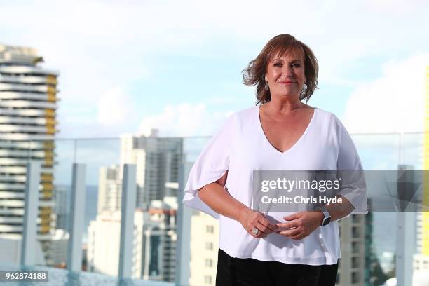 Gold Logie nominee Tracey Grimshaw poses during the TV WEEK Logie Awards Nominations Party at The Star on May 27, 2018 in Gold Coast, Australia.