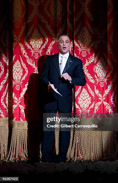 Actor Tony Danza hosted the Academy of Music's 153rd Anniversary Concert at the Academy of Music on January 30, 2010 in Philadelphia, Pennsylvania.