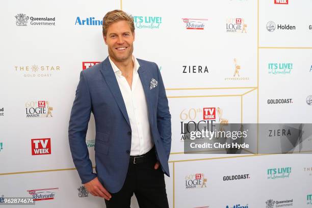 Chris Brown attends the TV WEEK Logie Awards Nominations Party at The Star on May 27, 2018 in Gold Coast, Australia.