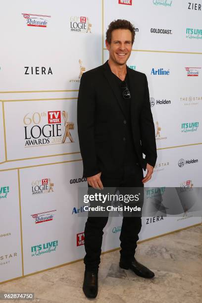 Aaron Jeffery attends the TV WEEK Logie Awards Nominations Party at The Star on May 27, 2018 in Gold Coast, Australia.