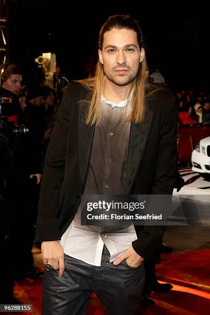 David Garrett attends the Goldene Kamera 2010 Award at the Axel Springer Verlag on January 30, 2010 in Berlin, Germany.